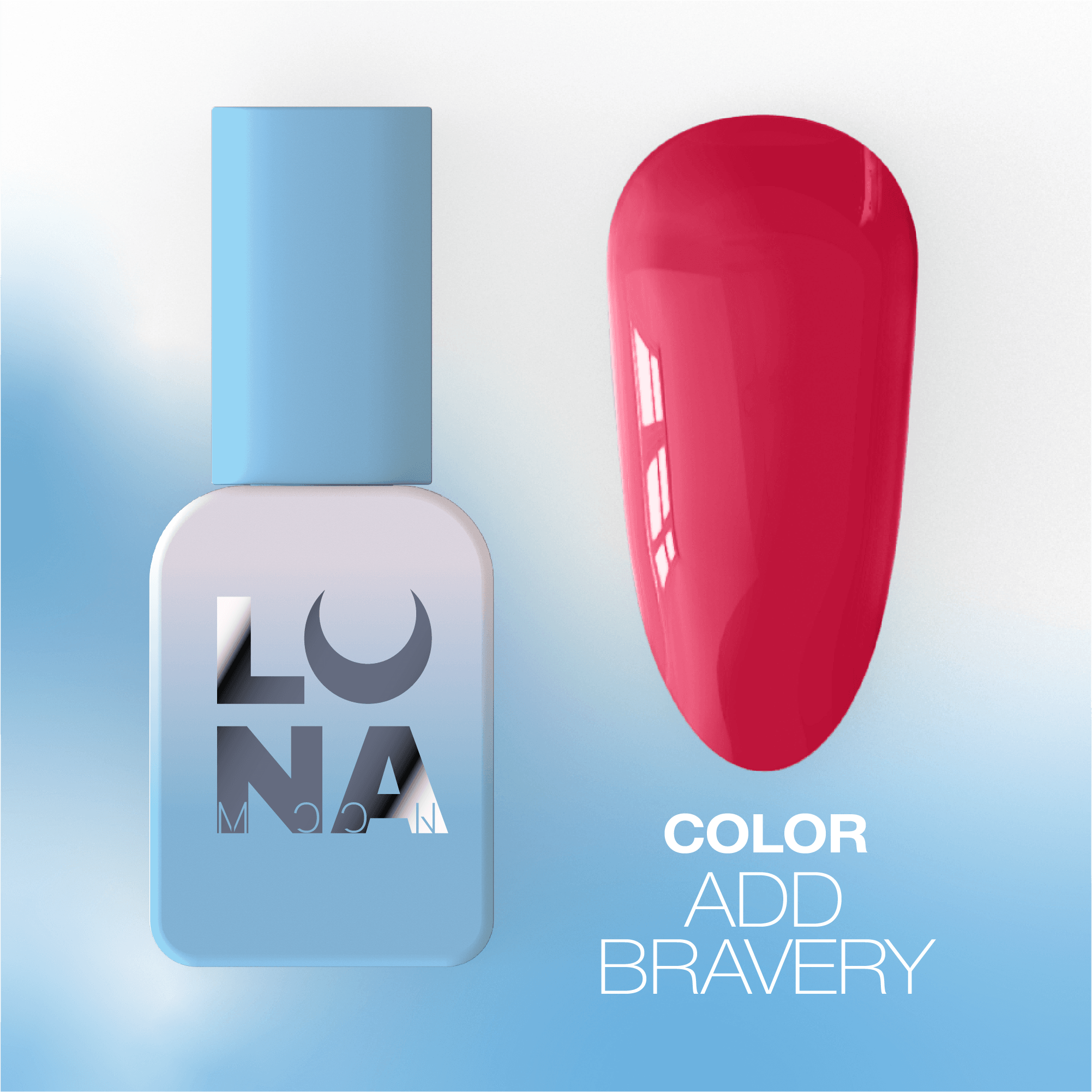 Gel polish add bravery