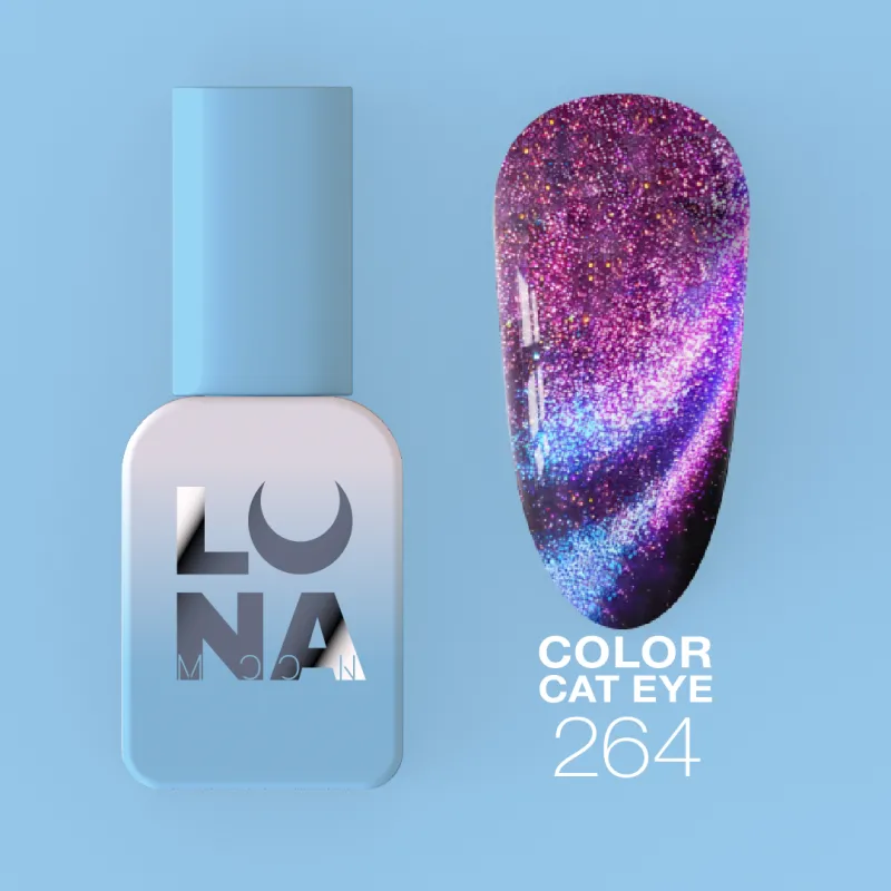 Gel polish cat eye 264